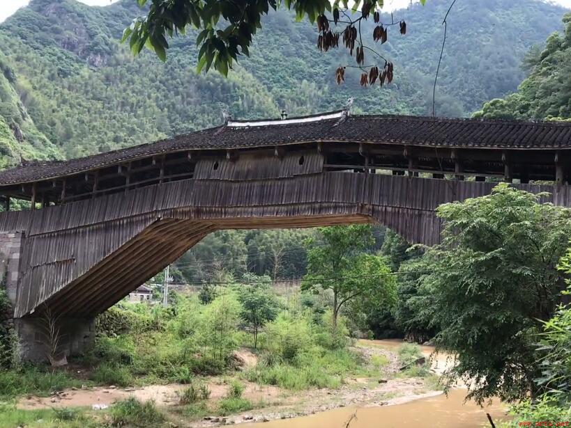 大赤坑廊桥_大赤坑廊桥介绍_丽水大赤坑廊桥旅游攻略 景宁大赤坑廊桥